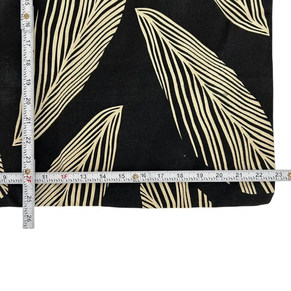 BCBGMaxAzria Palm Leaf Flat Tote Bag NWT